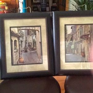 Lovely Pictures of old Italy in Wooden Frame